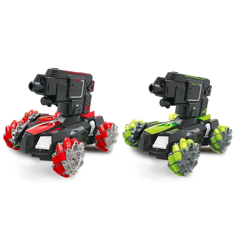 

2.4G Electric Remote Control Can Launch Water Bomb Tank Car Toy RC Water Spray Car, Water Bomb Armored Stunt Car with a of