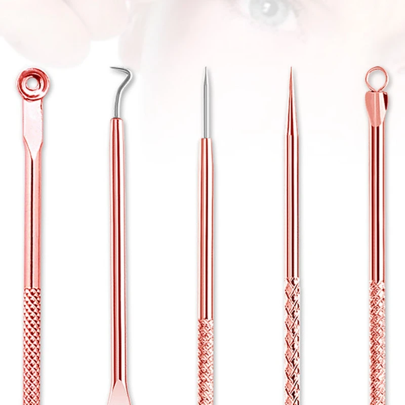 Инструмент для удаления черных точек на лице 4 шт./компл.|Устройство ухода за