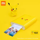 Мини-принтер Xiaomi Mijia Smart AR Pocket, 300 точекдюйм, ZINK, Pikachu Edition, переносной, для вечеринки, фото, камеры, DIY Share APP