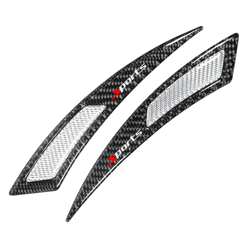 

Universal Car Sticker Front Fender Stripe Guard Tire Eyebrow Protector Carbon Fiber Wheel Trim Sticker Auto Accessories 2Pcs/lot