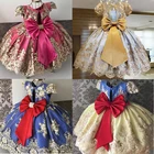 Детвечерние вечернее платье, платье принцессы, кружевное платье с вышивкой, детское платье для крещения, детское платье принцессы, детское вечернее платье