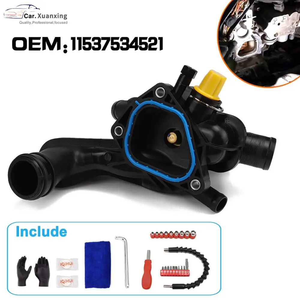 Термостат охлаждающей жидкости двигателя OEM 11537534521 для BMW Citroen C4 Mini Cooper Peugeot 207 308 3008