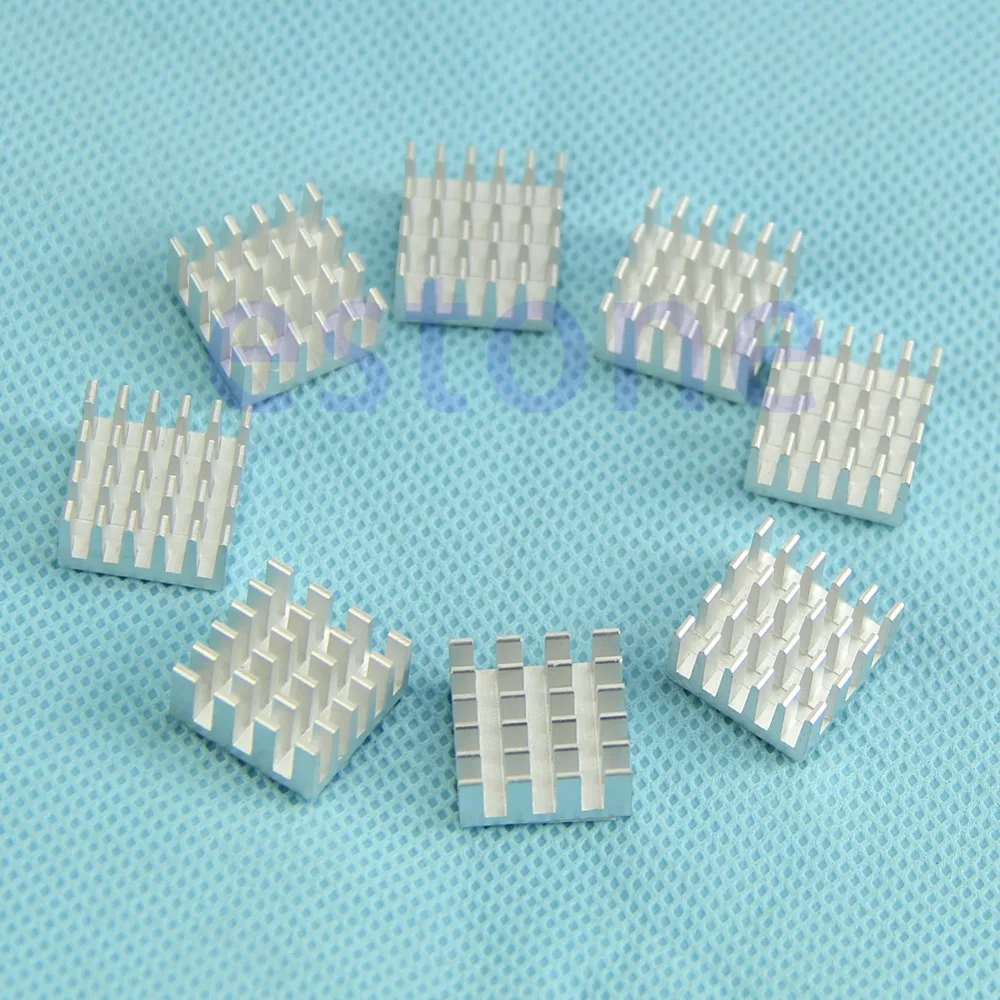 8pcs Aluminium Heatsink For Motherboard DDR VGA RAM Memory IC Chipset Cooler Blue/White | Компьютеры и офис