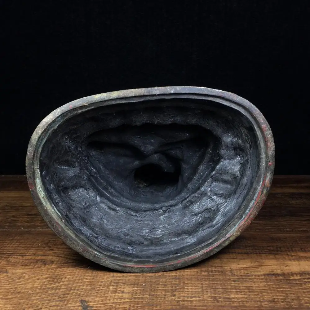 

Home Decor 9" Tibet Buddhism Temple Old Bronze Cinnabars Shakyamuni Buddha Statue Medicine Buddha Amitabha statue