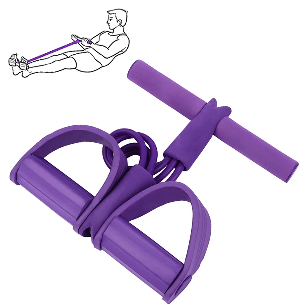 

Fitness Pull Rope Bodybuilding Tension Rope Elastic Pull Rope Pedal Exercise Resistance Band for Abdomen Waist Arm Legs Yoga