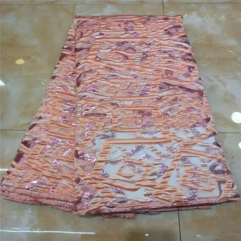 Последние французские жаккардовые кружевные ткани высокого качества кружевная