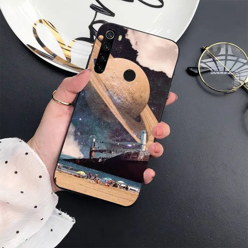 

Trippy Art aesthetic Space astronaut Phone Case For Xiaomi Redmi 7 8 9t a3Pro 9se k20 mi8 max3 lite 9 note 9s 10 pro