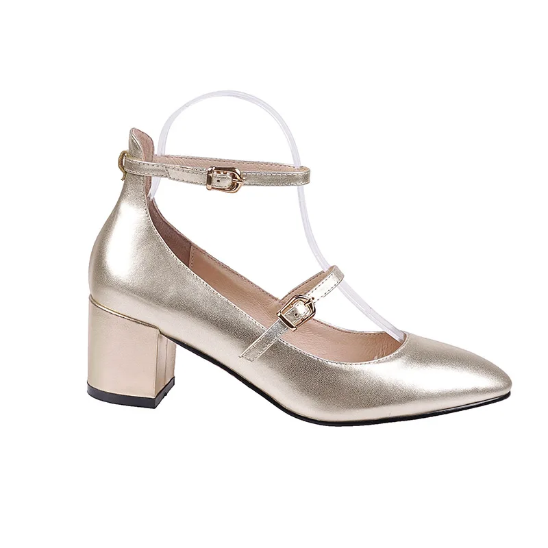 Женские модные туфли на среднем каблуке 2020 г. женские лодочки из натуральной кожи