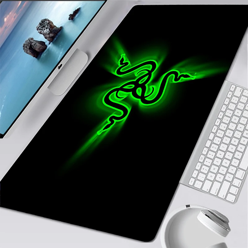 

Razer. Mouse Pad Gaming Mousepad Mat Gamer Mouse Pad Keyboard Desk Mat Table Carpet Mousepad xxl 900x400 For Computer Laptop Pad