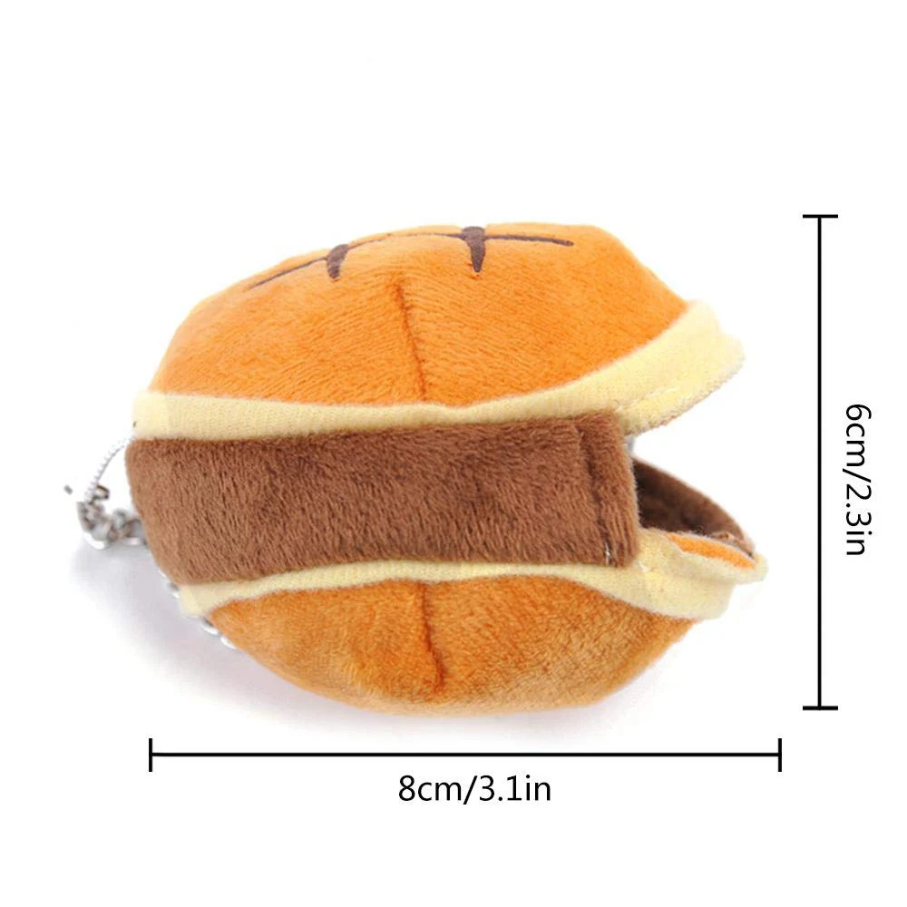 Portable Hang Nest For Small Animals Hamburger Bread Shape Cotton House Hut Winter Warm Pet Hamster Bed | Дом и сад