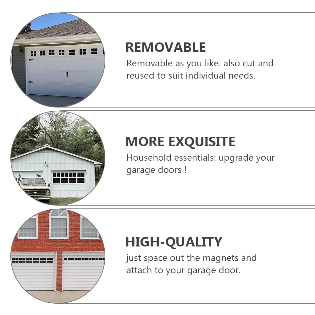 16 шт. поддельные резиновые листы для окон гаража|Магнитные материалы| |