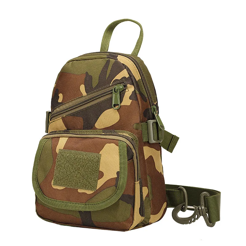 

AMIQI 800D Hunting Chest Crossbody Bag Tactical Package Camo Travel Military Hiking Shoulder Pack Mini Tool Sack A31