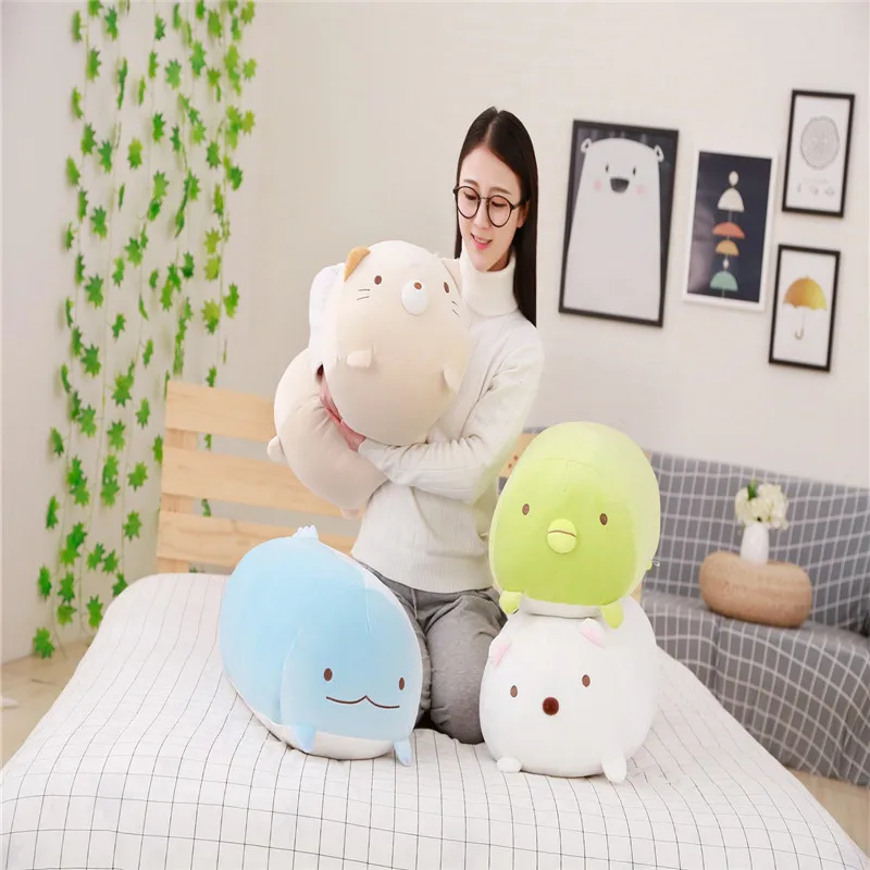 Гигантская угловая био подушка 30 90 см японская анимация Sumikko Gurashi плюшевая