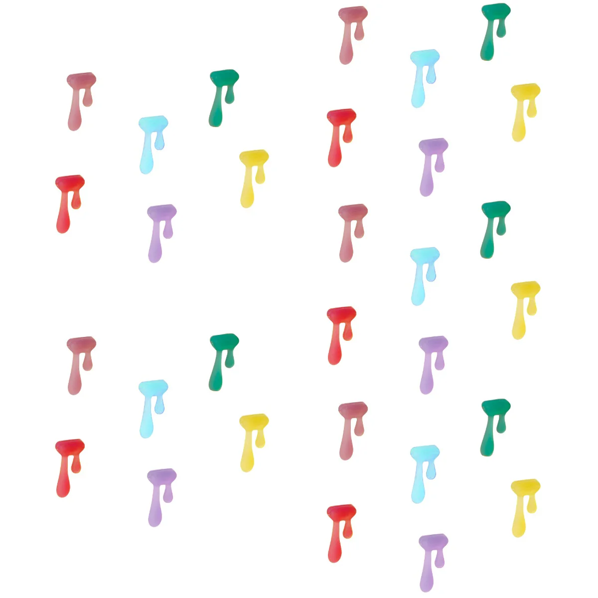 

30 шт., силиконовые маркеры в форме капли воды