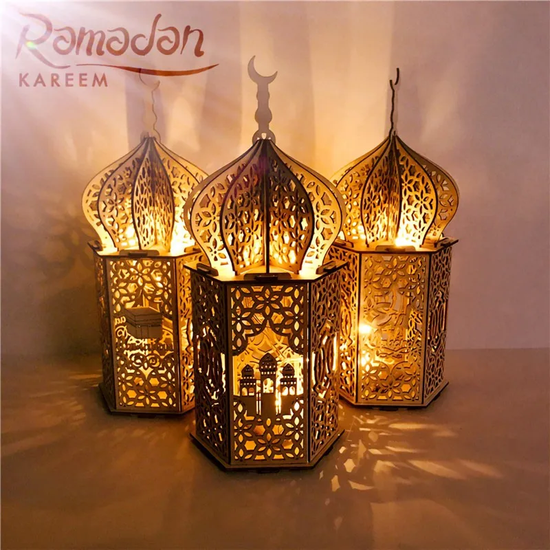 

Ramadan Decorations Lamp Muslim Palace Light Holiday Decor Lighting for Home Eid Mubarak Night Light Ramadan Islam Gift Lamp