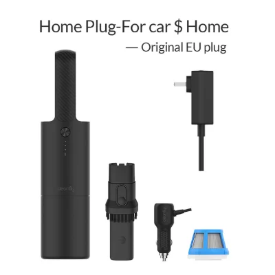 EU for car n home Xiaomi Cleanfly автомобильный пылесос для дома Портативный Ручной беспроводной мини пылеуловитель сильный Циклон всасывания - Цвет: EU for car n home