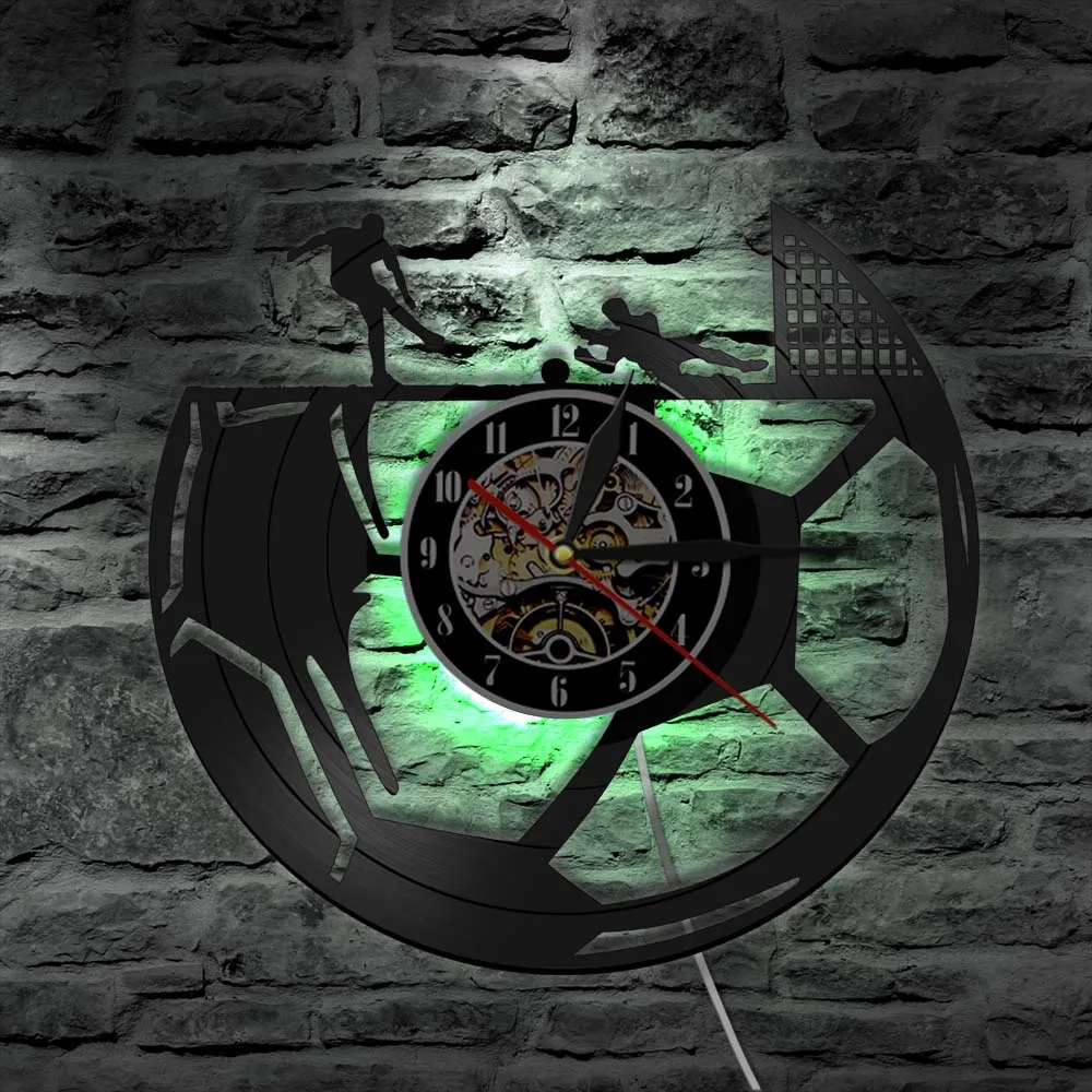 Висячие Часы для футбола спортивные тематические часы декоративные винтажные