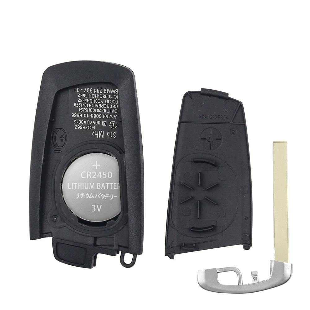 Пульт дистанционного управления KEYYOU Smart Key 3/4 кнопки YGOHUF5662 / YGOHUF5767 315 МГц 434 868 для BMW