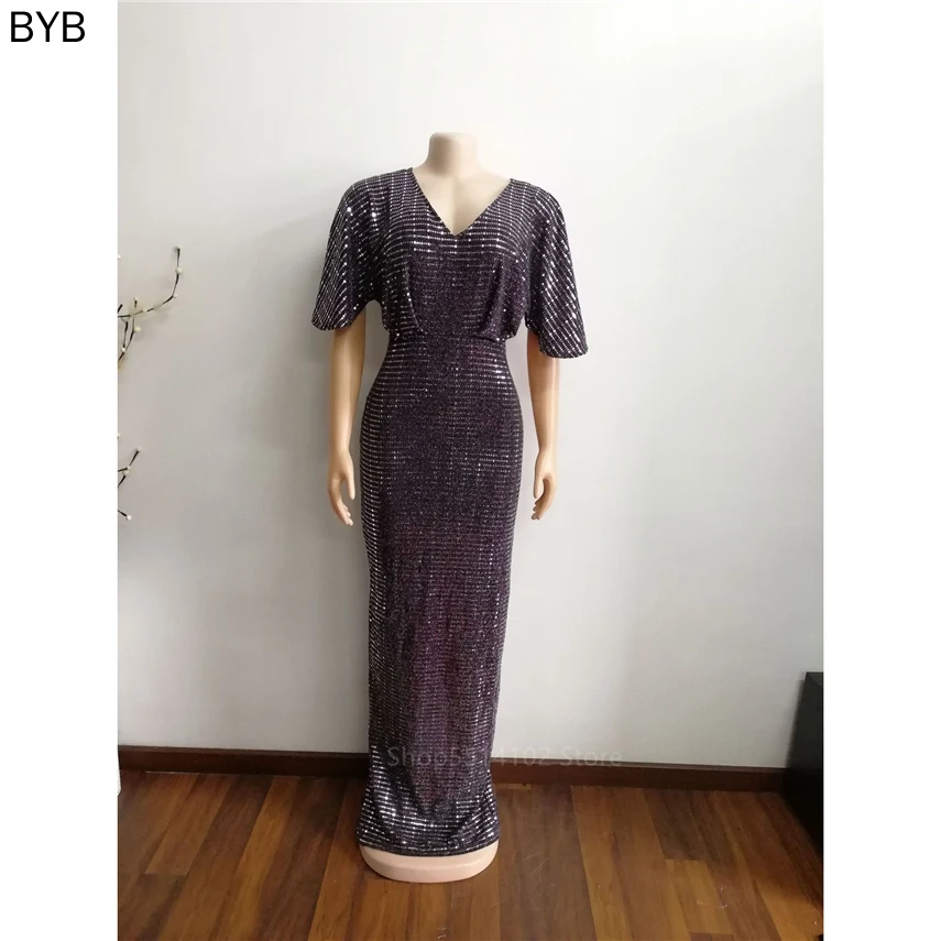 Новое платье в африканском стиле для женщин и девочек модные бронзовые стразы