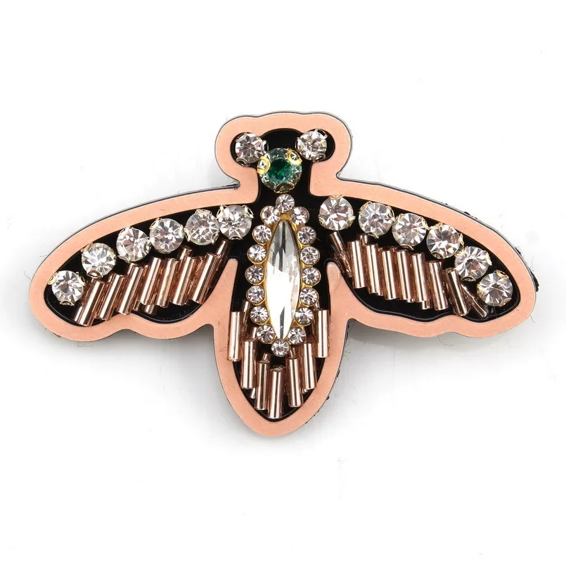 Стеклянная Хрустальная Стразы для вечерние в виде бабочки искусственные и