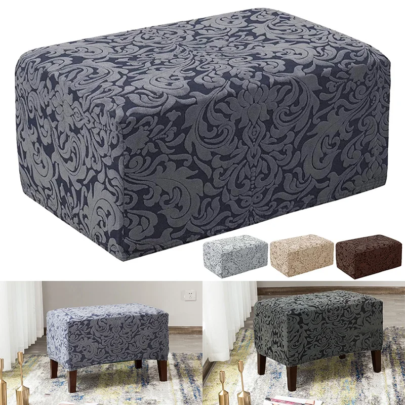 Экономичная растягивающаяся подставка для ног эластичный жаккардовый тканевый