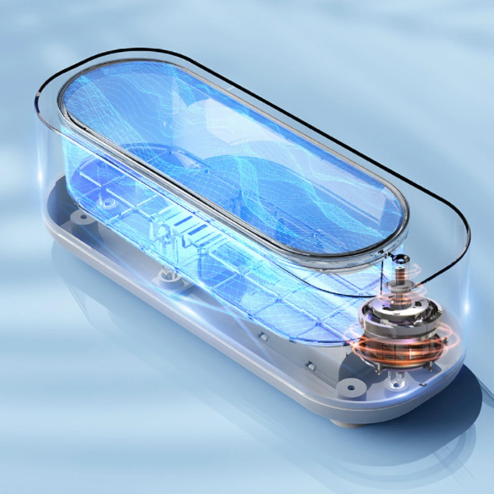 

Ultrasonic Cleaner Portable High Frequency Vibration Cleaning Machine Jewelry Glasses Watch Cleaning 2021 New hot selling