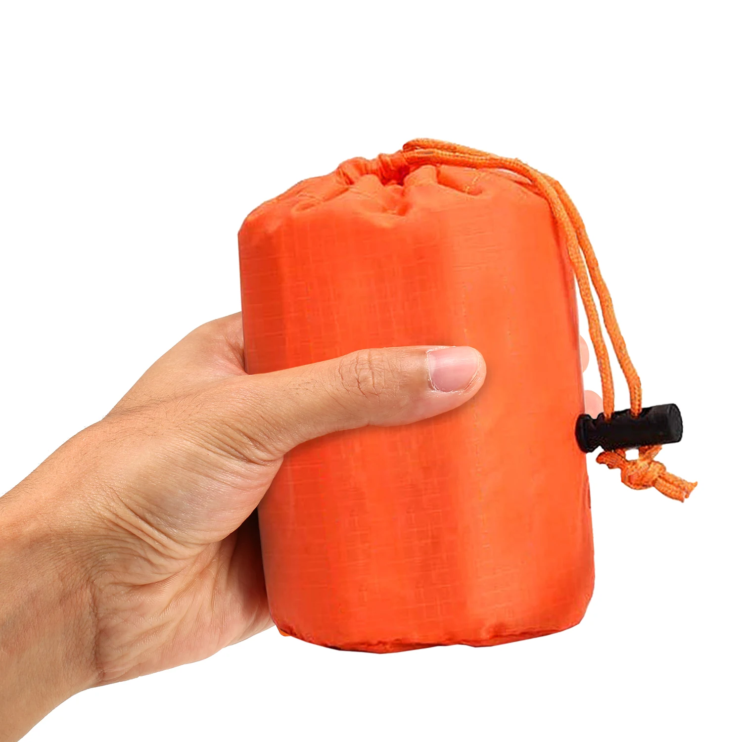 Оранжевый аварийный дождевик из алюминиевой пленки одноразовые пончо холодной