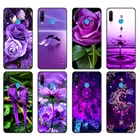 Черный чехол из ТПУ для Huawei Honor 20 Lite, 10, 10i, 20S, 30S, 30, чехол для Honor 7A, 5,45 дюйма, 7C, 5,7 дюйма, чехол infinity on purple