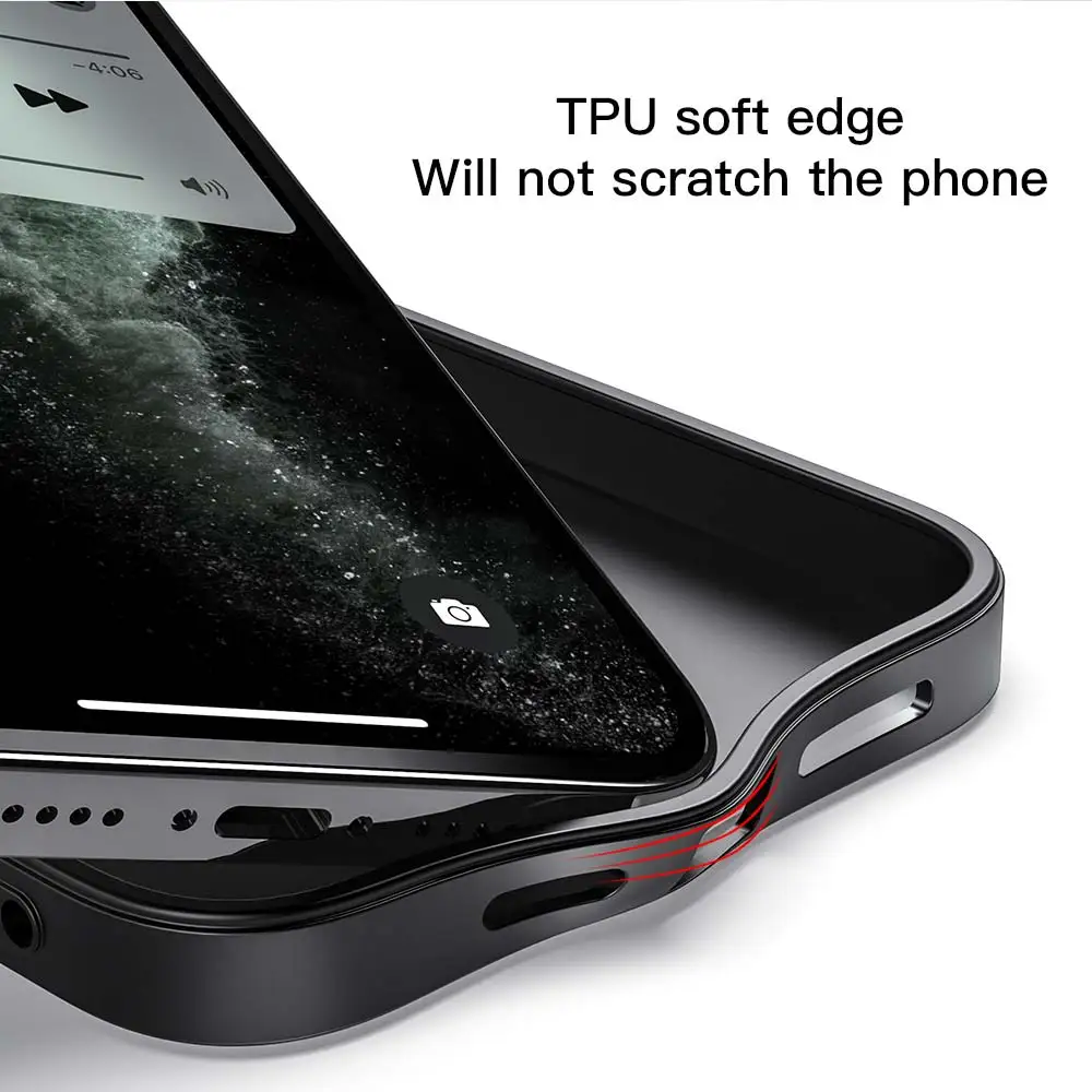 

Beautiful Writing Tempered Glass Phone Cover for iPhone 12 Mini Pro Max 7 8 SE(2020) 11 Pro Max X XS Max XR Case Shell