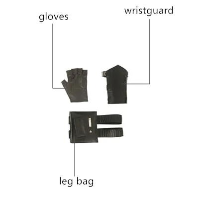 accessories Мстители Бесконечность войны косплей зимний солдат Косплей Костюм мужской Хэллоуин баки Барнс костюм для взрослых индивидуальный заказ - Цвет: accessories