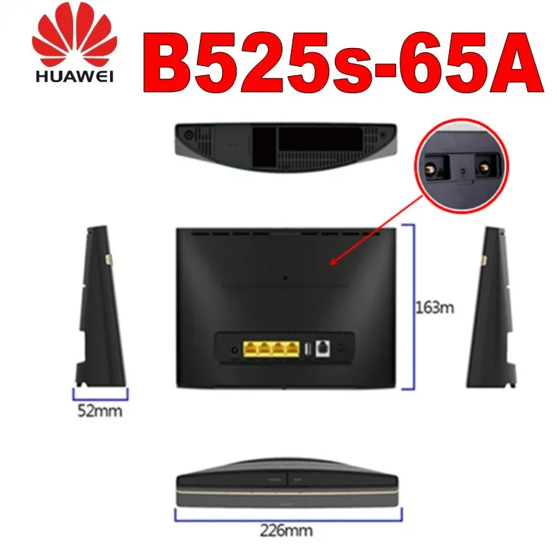 Разблокированный Wi Fi роутер Huawei B525 B525s 65a 4G LTE CPE со слотом для SIM карты 100 шт.|wireless