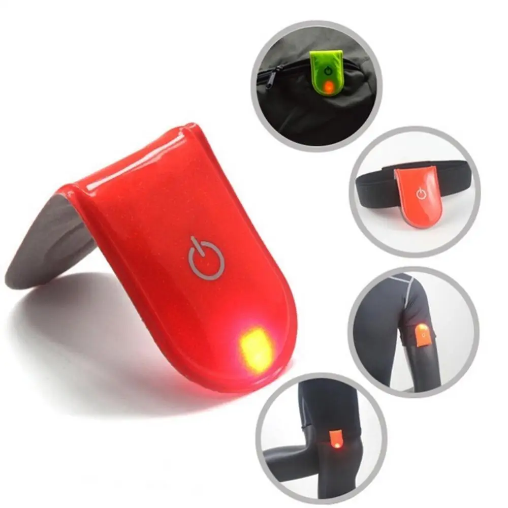LED Safety Light Reflective Magnetic Clip On Strobe Running Cycling Hiking Warning Lamp Strap Emergency | Спорт и развлечения