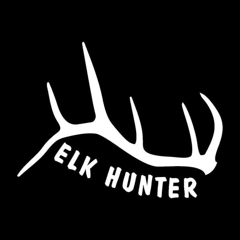 EBdecal Elk Hunter для Авто/бампер/окно виниловая наклейка наклейки DIY Декор CT146|Наклейки