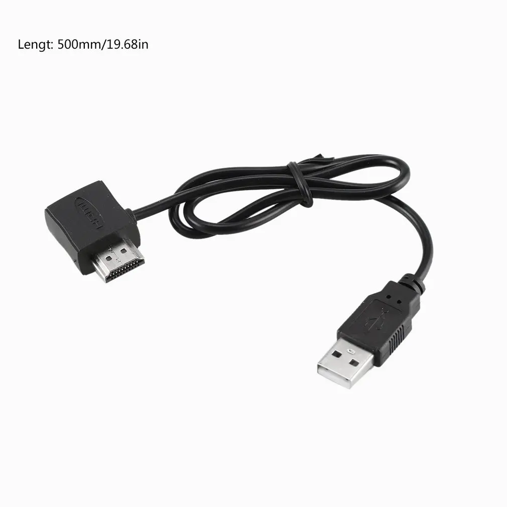 

Portable 50CM USB 2.0 HDMI-compatible Male To Female Adapter Extender Power Supply Connector Cable for 1080P HDTV Male Cable