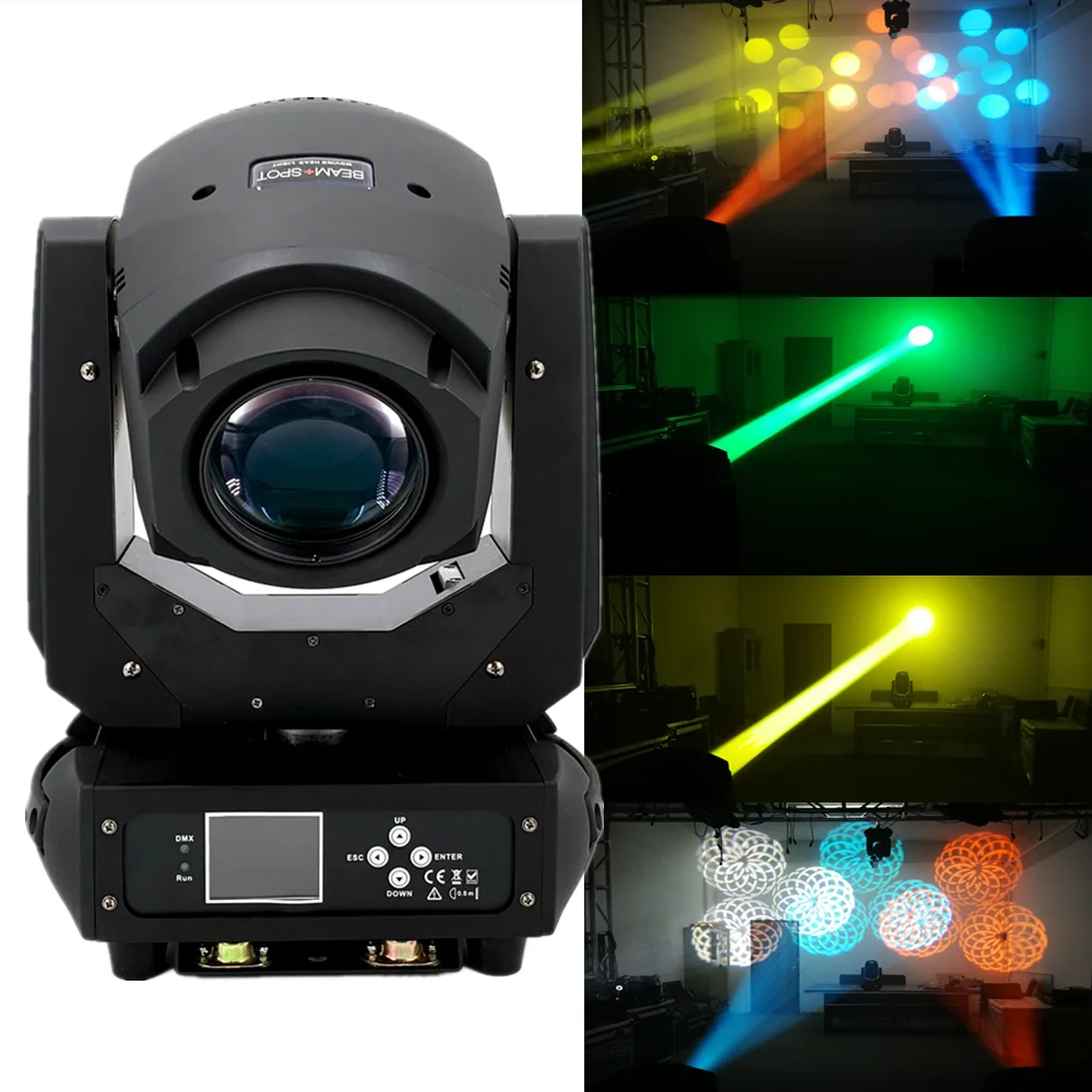 Светодиодный 200w 2 в 1 RGBW Луч/пятно светильник DMX512 Вращающаяся головка 75w 120w светильник DJ /Bar/вечерние/Show /Stage светильник сценическая машина
