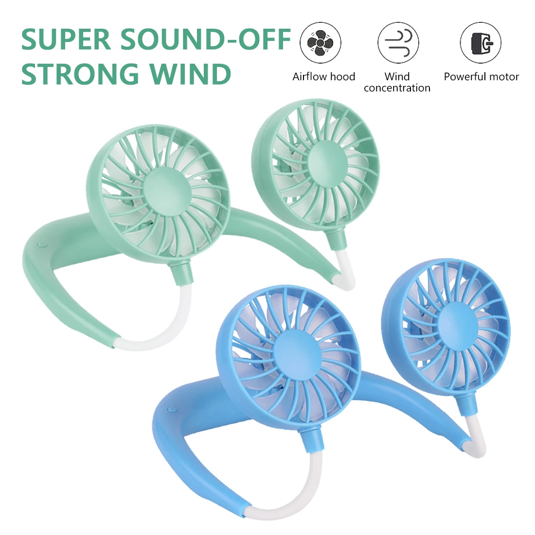 

Портативный USB мини вентилятор для шеи перезаряжаемый маленький портативный спортивный вентилятор светильник Usb Настольный Ручной кондици...