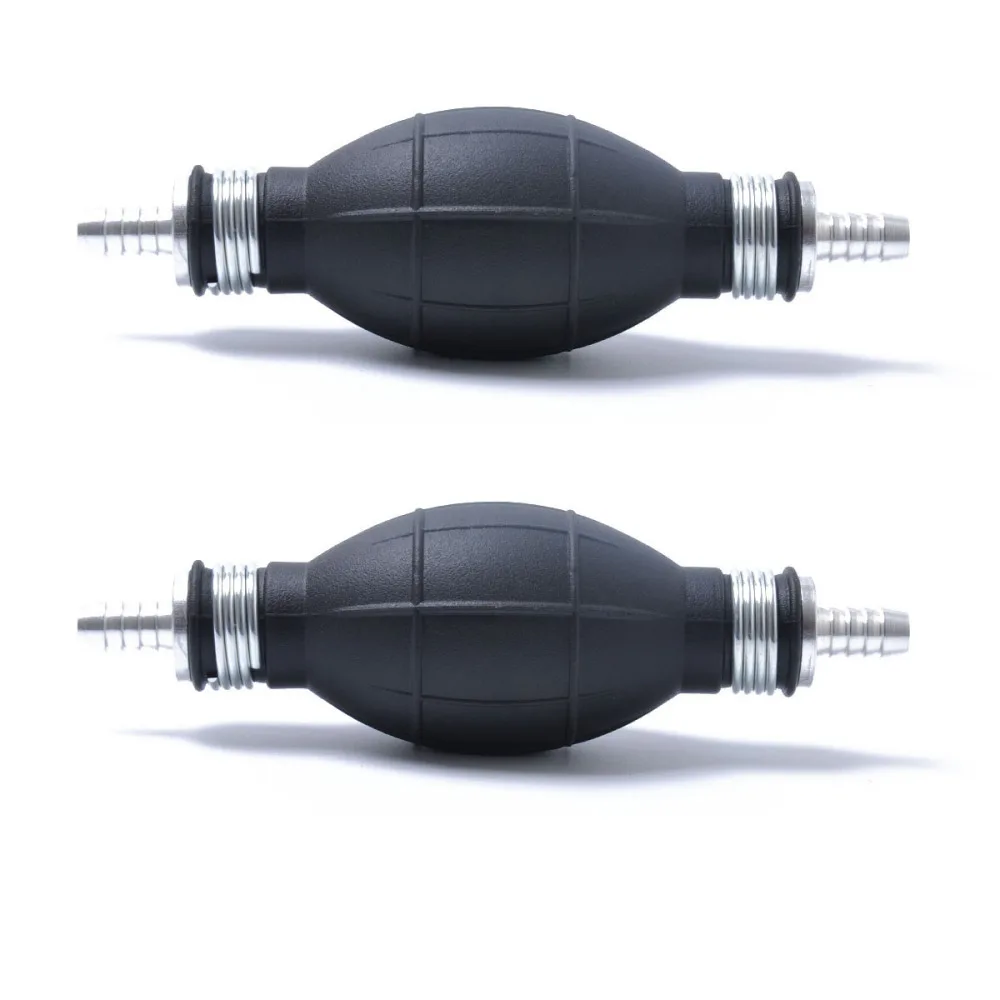 

8mm Black Bulb Type Rubber Fuel Bulb Hand Pump Rubber Fuel Transfer Vacuum Fuel Bulb Gasoline Petrol Diesel Pump For Marine Boat