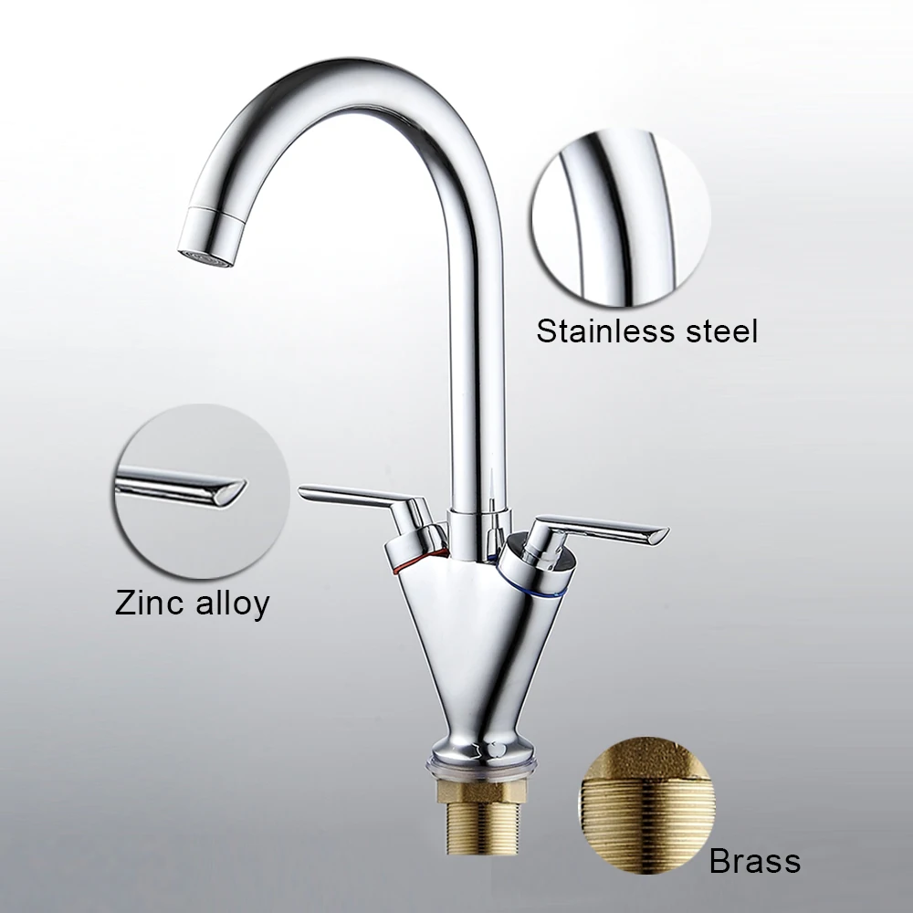 Горячая Распродажа смеситель для кухонной раковины латунный черный кухни