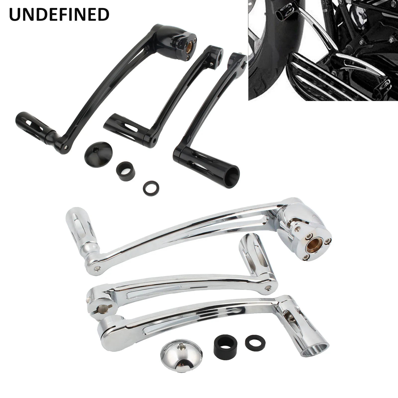 

Motorcycle Brake Arm Pedal Heel Toe Shift Lever W/Shifter Pegs For Harley Touring Road King Street Glide Trike FLTRX 2014-2021