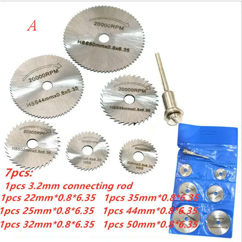 

1 Set Disc Drill Cutters High Speed Steel Circular Saw Accessories for Wooden PVC Metal In Stock