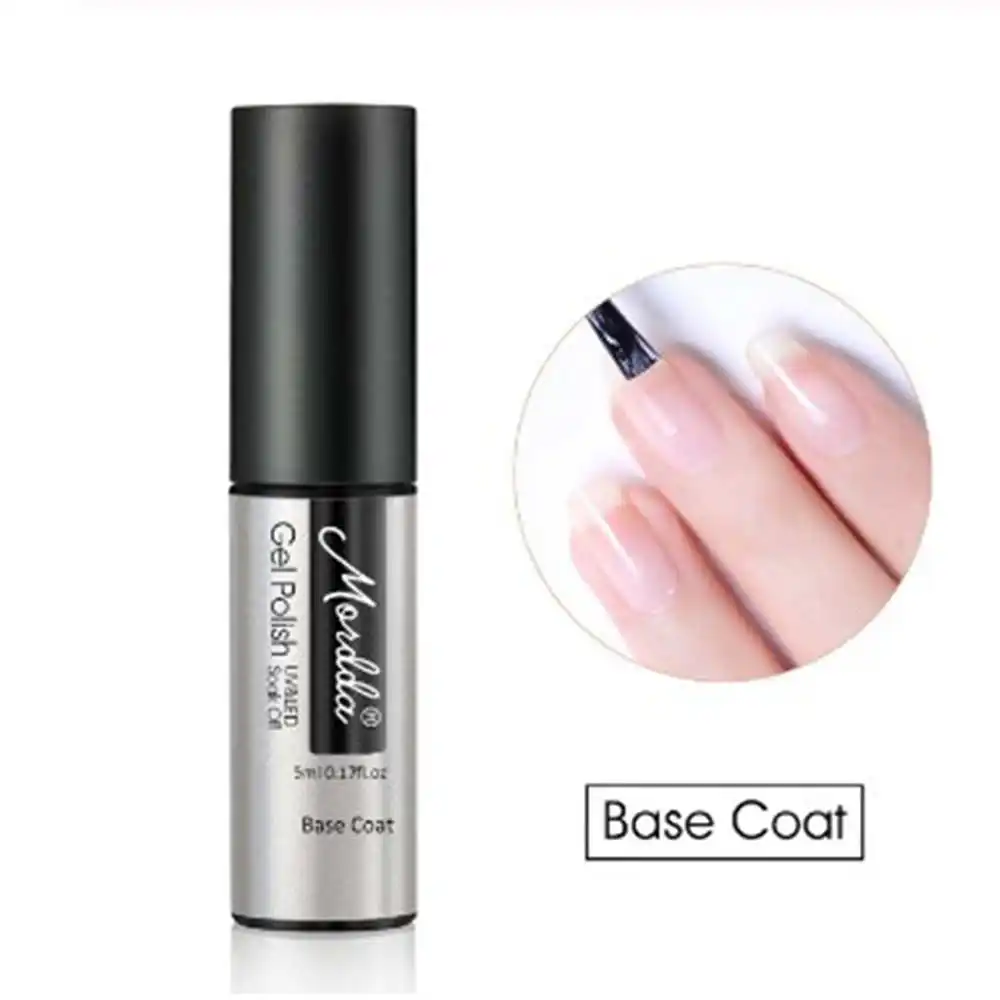 Base Coat УФ Гель-лак для ногтей 5 мл замачиваемый гель лак для ногтей Lucky УФ-гель для дизайна ногтей Nude Neon Led гель для ногтей Краска глазурь маникюр - Цвет: Base Coat