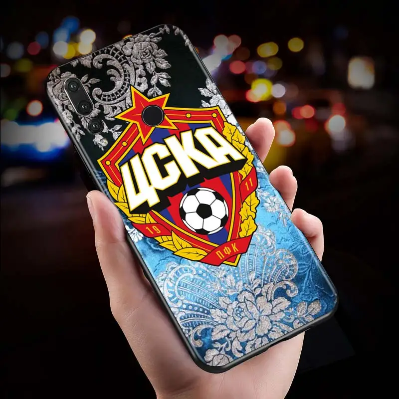 Силиконовый мягкий чехол Россия PFC CSKA для Huawei Honor 30 20 Pro 10i 9A 9S 9X 8X 10 9 Lite 8 8A 7A 7C
