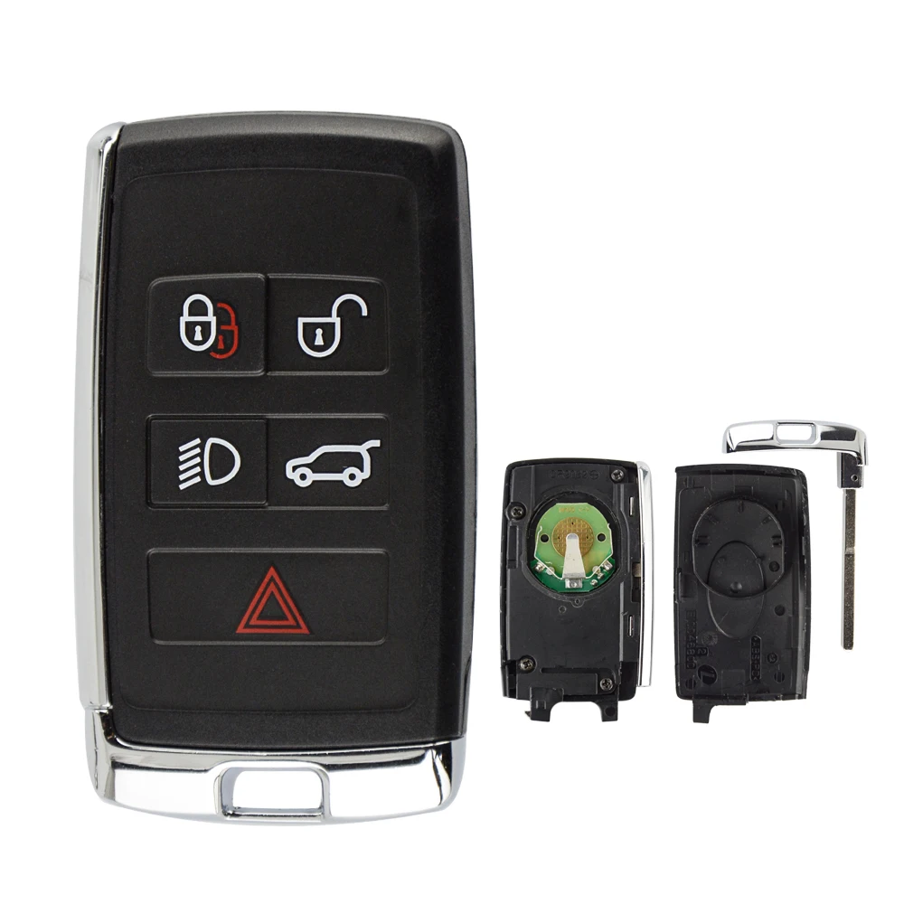 OkeyTech для Range Rover Discovery Freelander 2 LR2 Sport Evoque смарт ключ автомобиля 433 МГц PCF7953 чип 5 кнопок