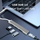 USB-концентратор для ноутбука Macbook Pro, Lenovo, Xiaomi, USB-разветвитель с несколькими разъемами, USB-разветвитель, USB-адаптер, аксессуары для ПК