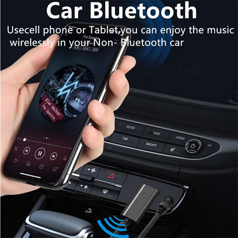 USB Bluetooth 5 0 приемник передатчик 2 в 1 Мини Стерео шумоподавление AUX 3 мм разъем для ТВ