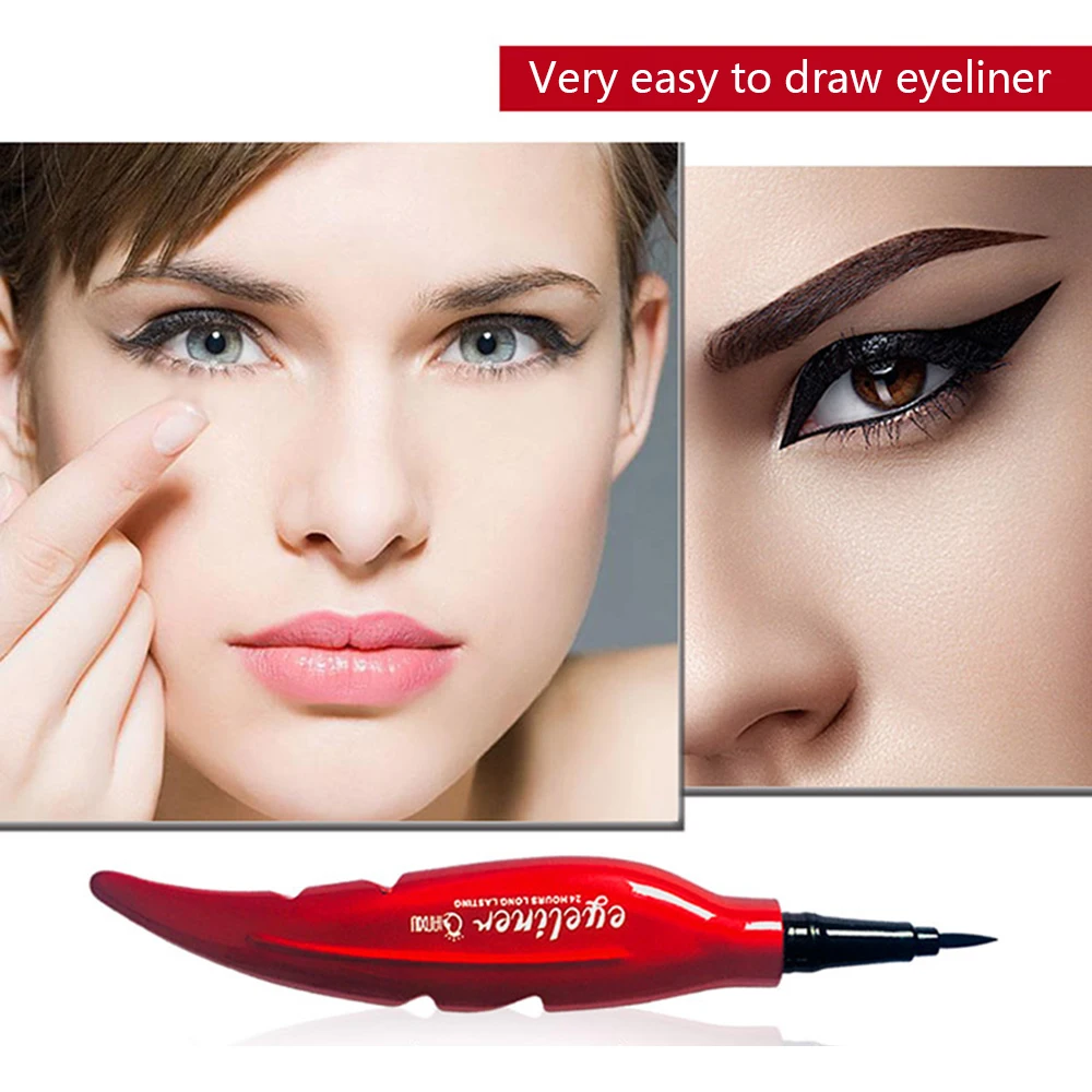 Manooby цветная подводка для глаз модная черная Водостойкая Подводка жидкая