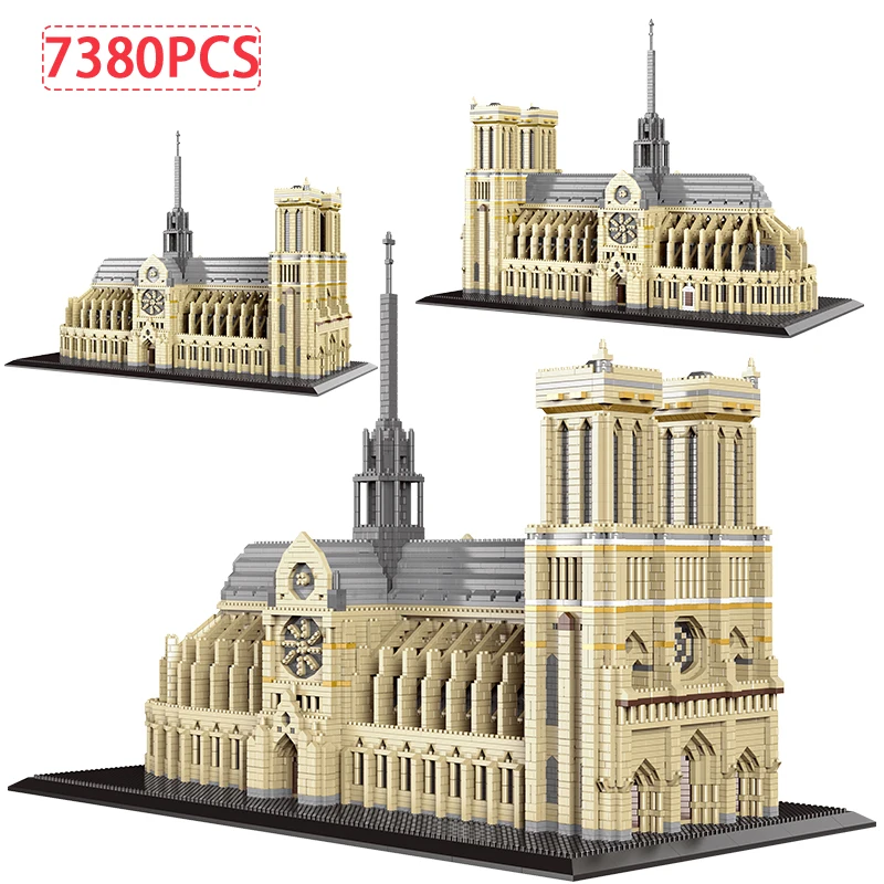 

City Mini Diamond Famous Potala Palace Architecture Blocks DIY Creator Notre Dame De Paris Building Bricks Toy For Children Gift
