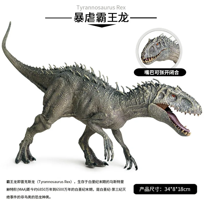 Indominus Рекс фигурки с открытым носом динозавр животный мир детей модель игрушка в