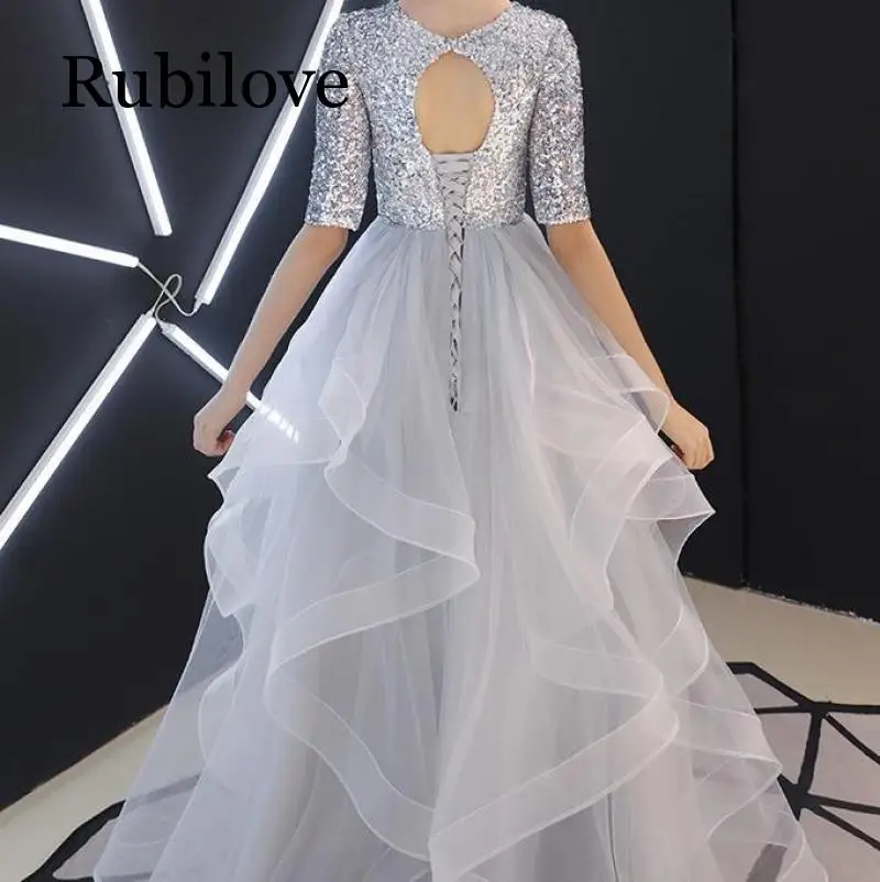 Dress female new spring banquet French sequins birthday host annual meeting ladies performance was thin and long
