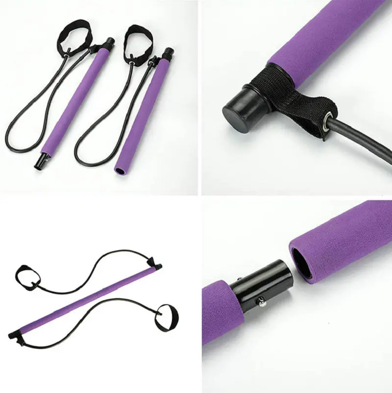 Портативный ралли Пилатес эластичная веревка Спортивная трость для занятий